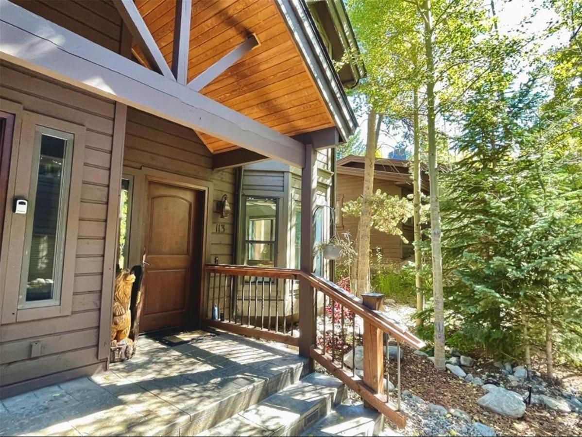 Luxury Modern Townhome Steps To Ski Lifts And Downtown With Nature At Your Patio Breckenridge Exterior photo
